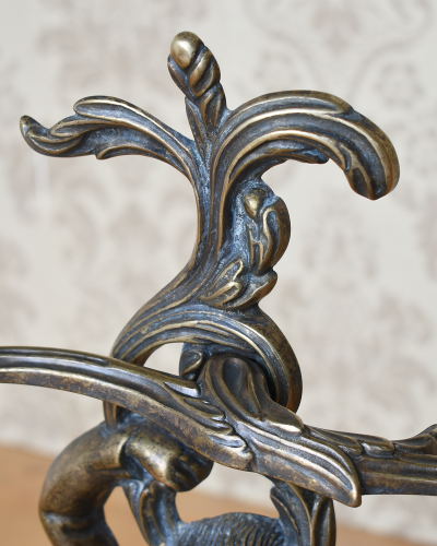 古色に仕上げた真鍮のクラシカルな傘立て（アンティーク調）｜玄関家具 